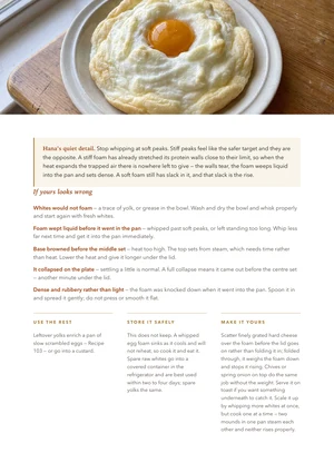 Recipes end with “if yours looks wrong”