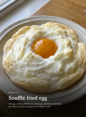 Two eggs, nothing added but air